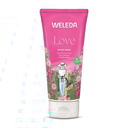 Rozmazlující sprchový krém Aroma Shower Love (Pampering Creamy Body Wash) Weleda - 200 ml