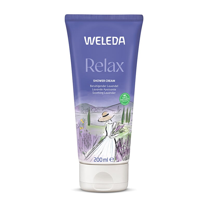 Zklidňující sprchový krém Aroma Shower Relax (Comforting Creamy Body Wash) Weleda - 200 ml Zklidňující sprchový krém Aroma Shower Relax (Comforting Creamy Body Wash) Weleda - 200 ml