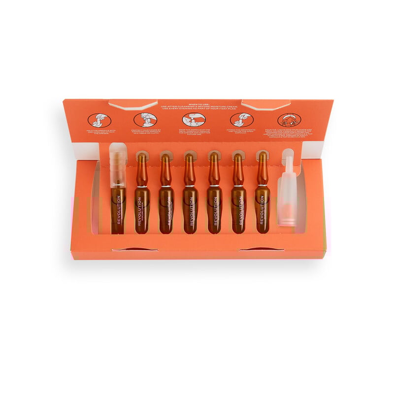 7denní rozjasňující péče o pleť Ampoules Vitamin C (7 Day Skin Plan) Revolution Skincare - 7 x 2 ml