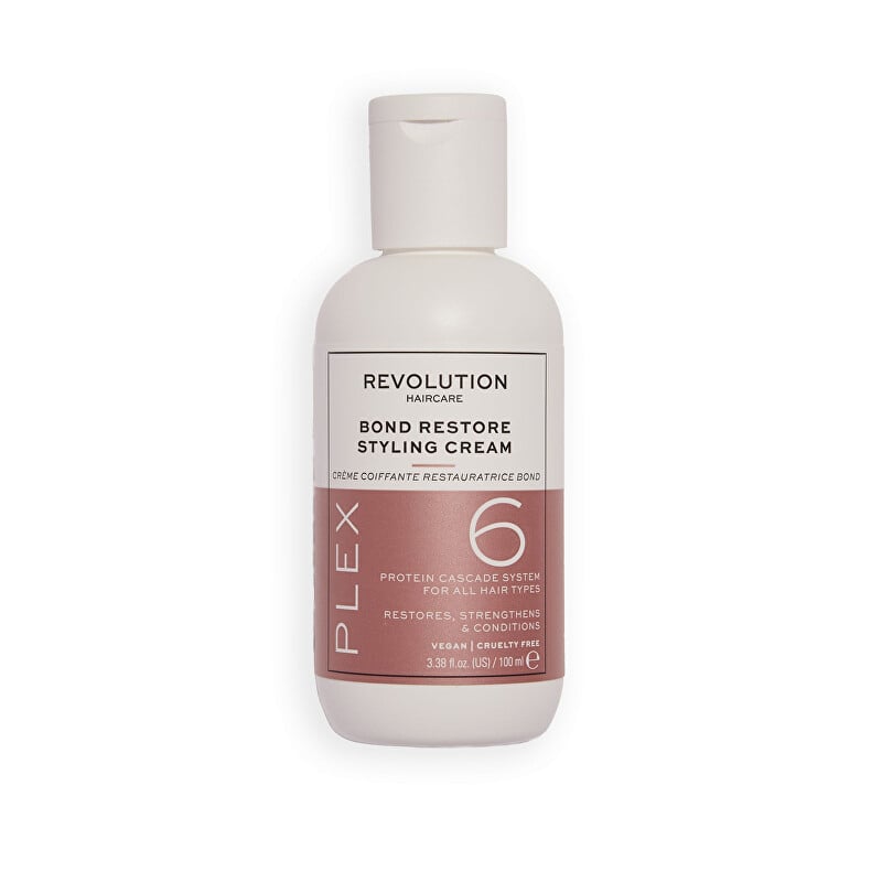 Bezoplachová regenerační péče pro suché a poškozené vlasy Plex 6 (Bond Restore Styling Cream) Revolution Haircare - 100 ml