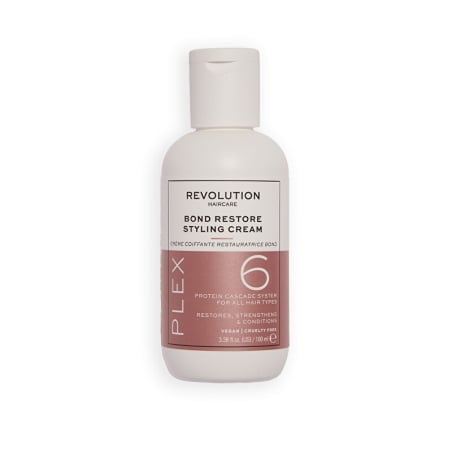 Bezoplachová regenerační péče pro suché a poškozené vlasy Plex 6 (Bond Restore Styling Cream) Revolution Haircare - 100 ml