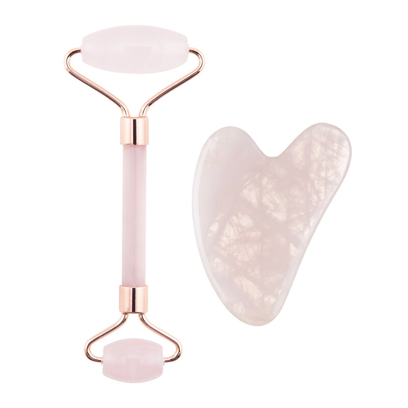 Masážní váleček a destička Guasha růženín (Rose Quartz Jade Roller & Gua Sha Set) Palsar 7 Masážní váleček a destička Guasha růženín (Rose Quartz Jade Roller & Gua Sha Set) Palsar 7