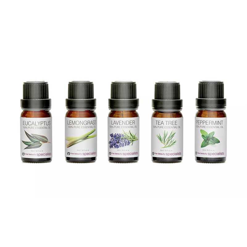 Dárková sada éterický olejů (100% Pure Essential Oil Collection) Rio-Beauty - 5 x 10 ml Dárková sada éterický olejů (100% Pure Essential Oil Collection) Rio-Beauty - 5 x 10 ml