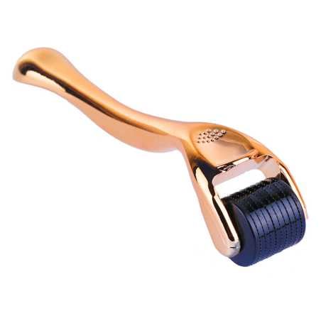 Mikrojehličkový váleček na ošetření obličeje (Single Microneedle Roller Golden Handle) Palsar 7
