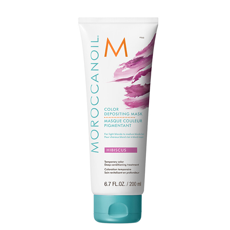 Tónující maska na vlasy Hibiscus (Color Depositing Mask) Moroccanoil - 200 ml Tónující maska na vlasy Hibiscus (Color Depositing Mask) Moroccanoil - 200 ml