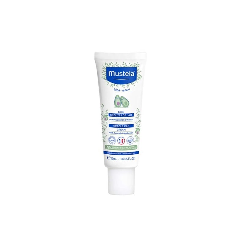 Dětský krém na šupiny ve vlasech (Cradle Cap Cream) Mustela - 40 ml Dětský krém na šupiny ve vlasech (Cradle Cap Cream) Mustela - 40 ml