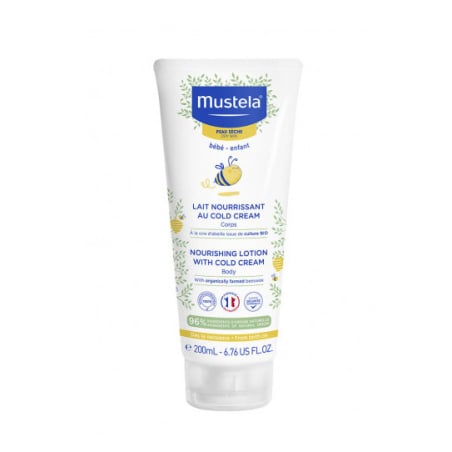 Dětské vyživující tělové mléko pro suchou pokožku (Nourishing Lotion with Cold Cream) Mustela - 200 ml