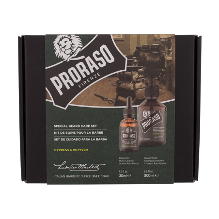 Dárková sada přípravků na plnovous Cypress & Vetyver Proraso