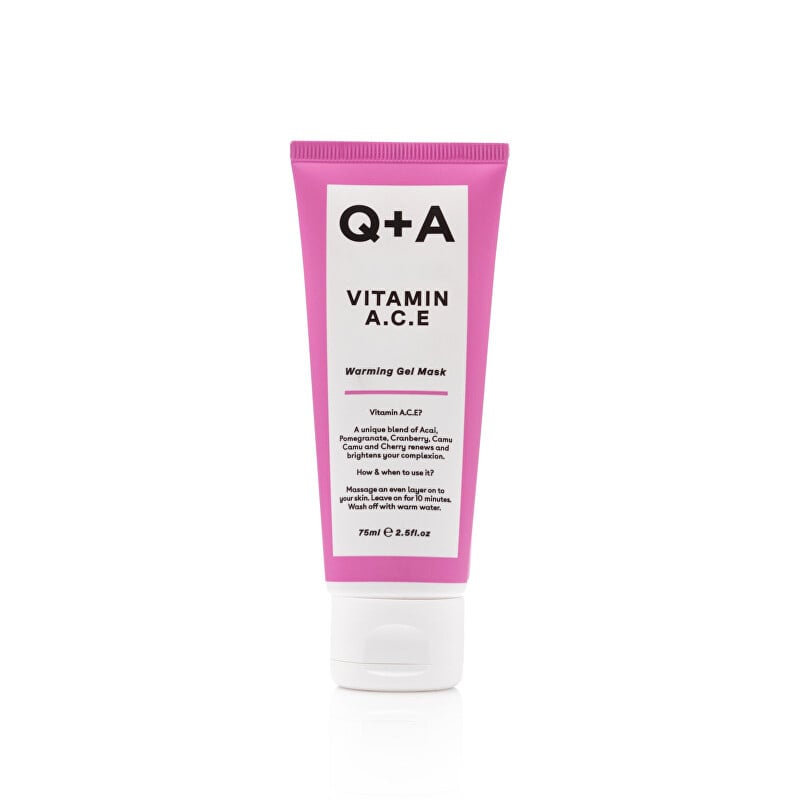 Antioxidační maska s vitamíny A, C, E (Warming Gel Mask) Q+A - 75 ml Antioxidační maska s vitamíny A, C, E (Warming Gel Mask) Q+A - 75 ml