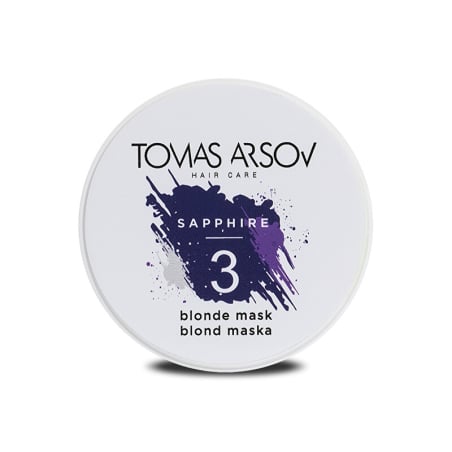 Maska potlačují žluté a zlatavé tóny vlasů Sapphire (Blonde Mask) Tomas Arsov - 100 ml