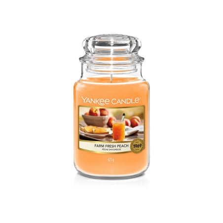 Aromatická svíčka Classic velká Farm Fresh Peach Yankee Candle - 623 g