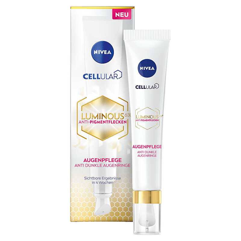 Oční krém proti tmavým kruhům Cellular Luminous 630 (Eye Cream) Nivea - 15 ml Oční krém proti tmavým kruhům Cellular Luminous 630 (Eye Cream) Nivea - 15 ml