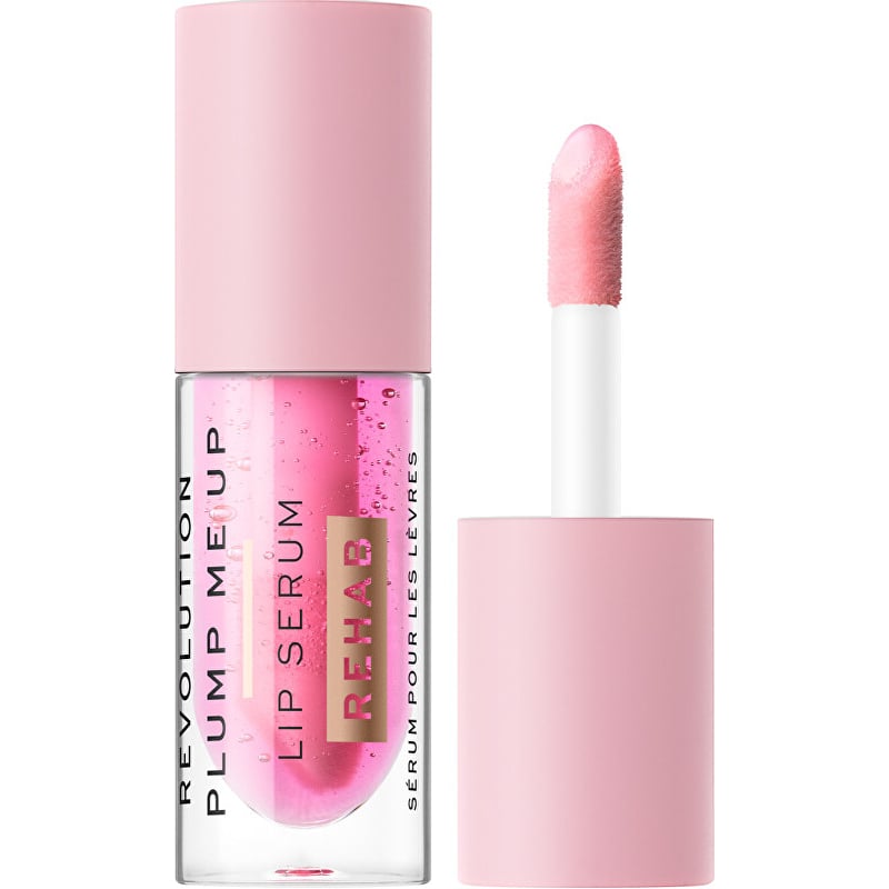 Vyživující sérum na rty Rehab Plump Me Up Pink Glaze (Lip Serum) Revolution - 4,6 ml Vyživující sérum na rty Rehab Plump Me Up Pink Glaze (Lip Serum) Revolution - 4,6 ml