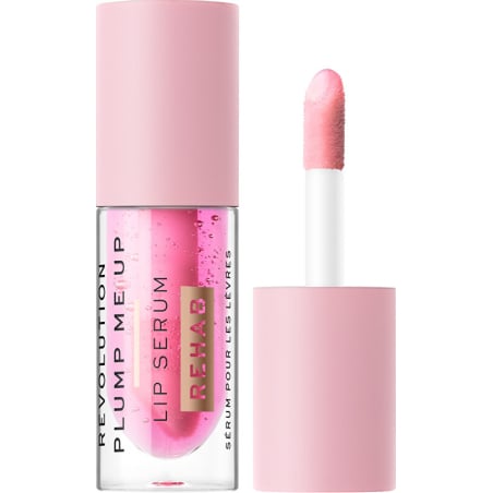Vyživující sérum na rty Rehab Plump Me Up Pink Glaze (Lip Serum) Revolution - 4,6 ml