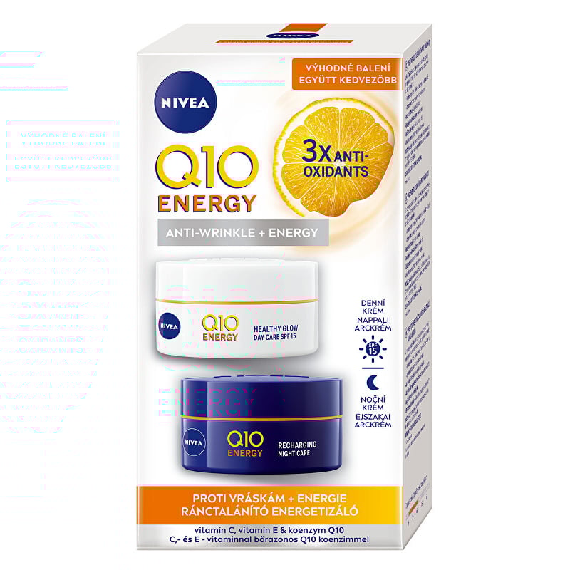 Dárková sada energizující pleťové péče Q10 Energy Nivea
