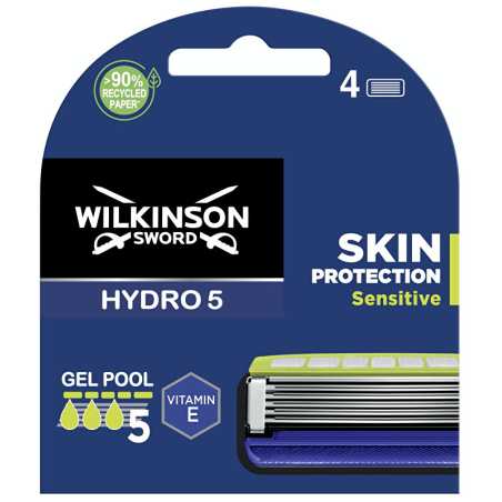 Náhradní hlavice Hydro 5 Skin Protection Sensitive Wilkinson Sword - 4 ks