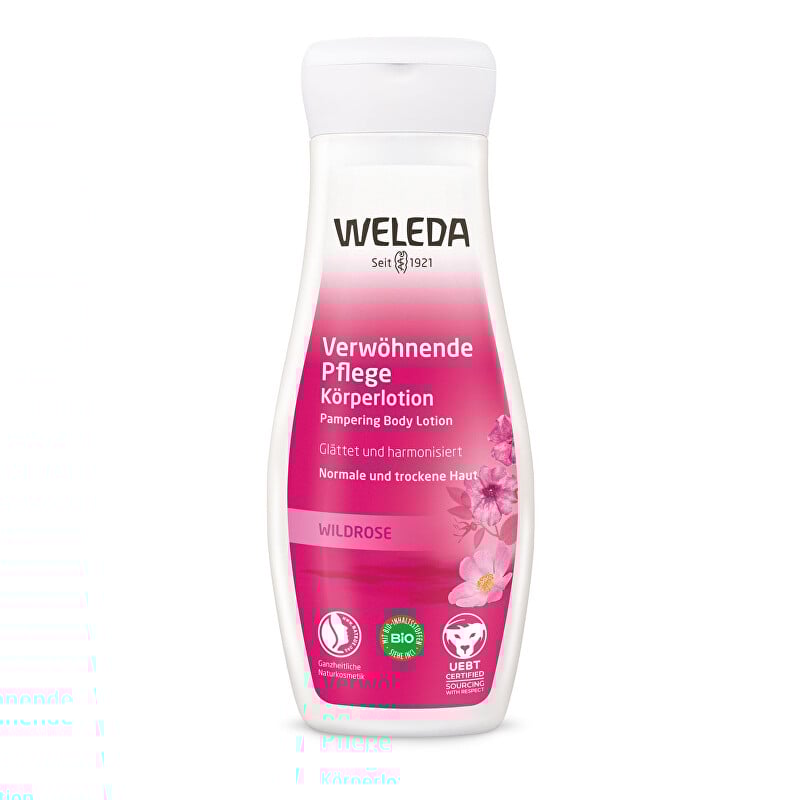 Sametově hýčkající tělové mléko (Pampering Body Lotion) Weleda - 200 ml Sametově hýčkající tělové mléko (Pampering Body Lotion) Weleda - 200 ml