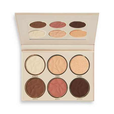 Paletka 6 očních stínů Glam Mood Golden Hour Revolution PRO - 6 x 2 g