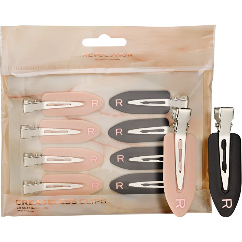 Sponky do vlasů Creaseless Clips Revolution - 8 ks Sponky do vlasů Creaseless Clips Revolution - 8 ks
