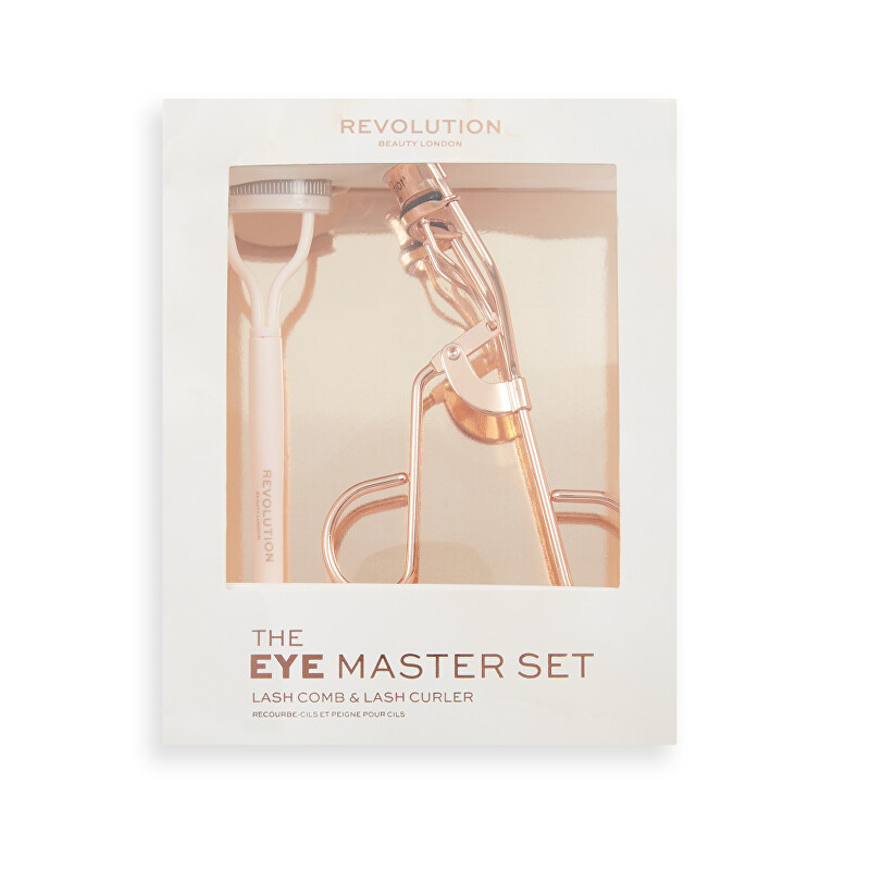 Sada na definici a natočení řas Eye Master Lash Curler & Comb Set Revolution Sada na definici a natočení řas Eye Master Lash Curler & Comb Set Revolution