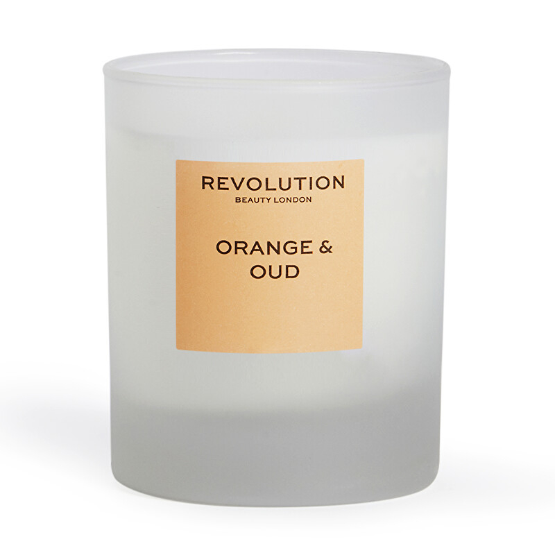 Vonná svíčka Orange & Oud (Scented Candle) Revolution - 170 g