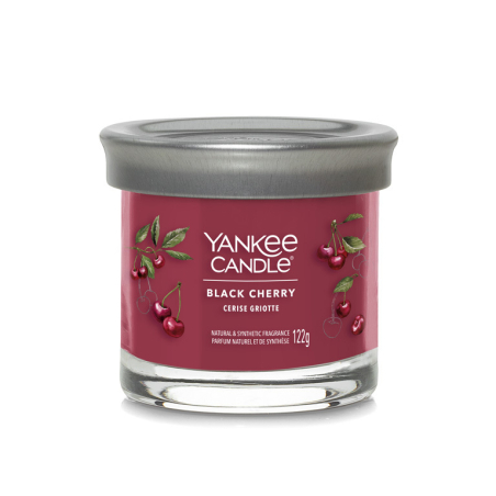 Aromatická svíčka Signature tumbler malý Black Cherry Yankee Candle - 122 g