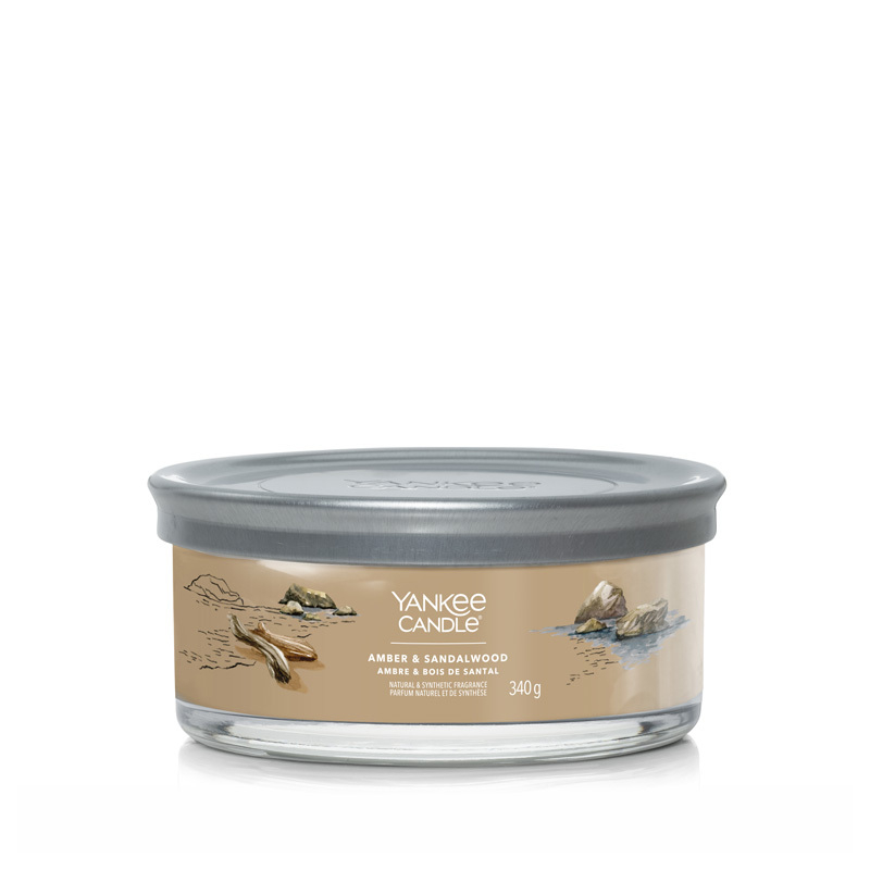 Aromatická svíčka Signature tumbler střední Amber & Sandalwood Yankee Candle - 340 g Aromatická svíčka Signature tumbler střední Amber & Sandalwood Yankee Candle - 340 g