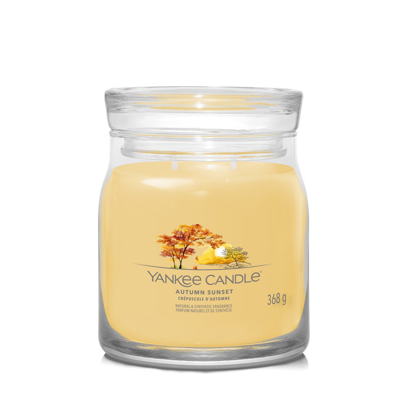 Aromatická svíčka Signature sklo střední Autumn Sunset Yankee Candle - 368 g Aromatická svíčka Signature sklo střední Autumn Sunset Yankee Candle - 368 g
