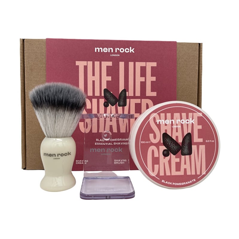 Dárková sada holicí péče Black Pomegranate (Shaving Gift Set) Men Rock London Dárková sada holicí péče Black Pomegranate (Shaving Gift Set) Men Rock London