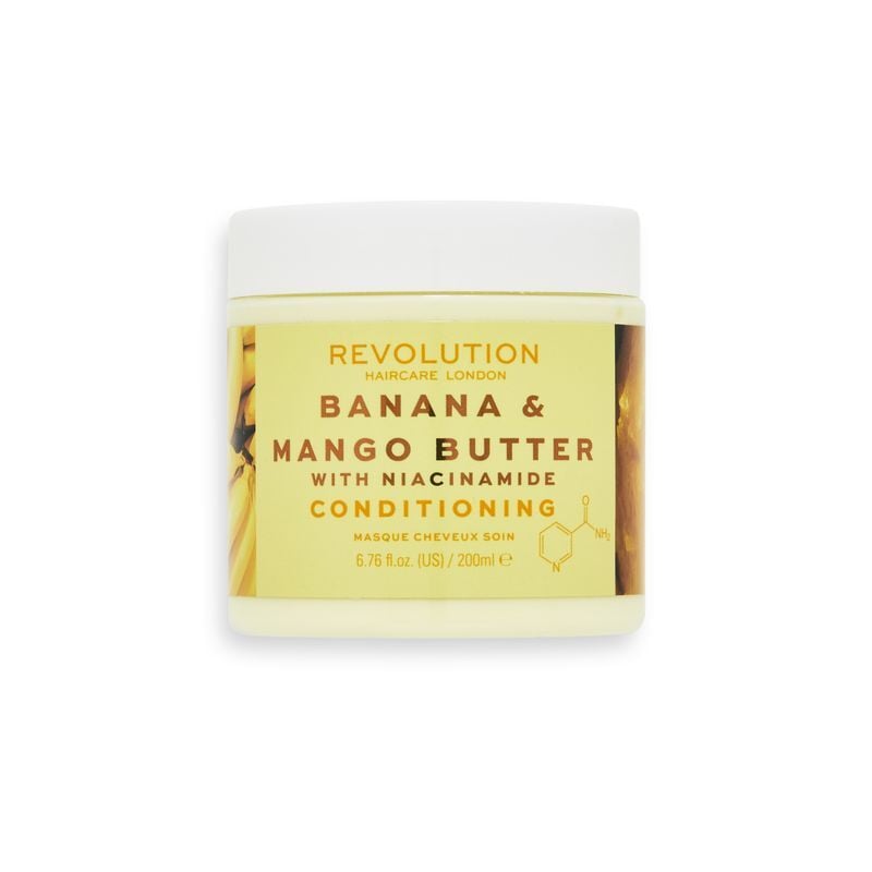 Maska na vlasy Banana + Mango Butter with Niacinamide (Conditioning Hair Mask) Revolution Haircare - 200 ml Maska na vlasy Banana + Mango Butter with Niacinamide (Conditioning Hair Mask) Revolution Haircare - 200 ml