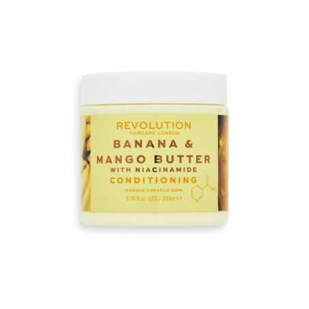 Maska na vlasy Banana + Mango Butter with Niacinamide (Conditioning Hair Mask) Revolution Haircare - 200 ml