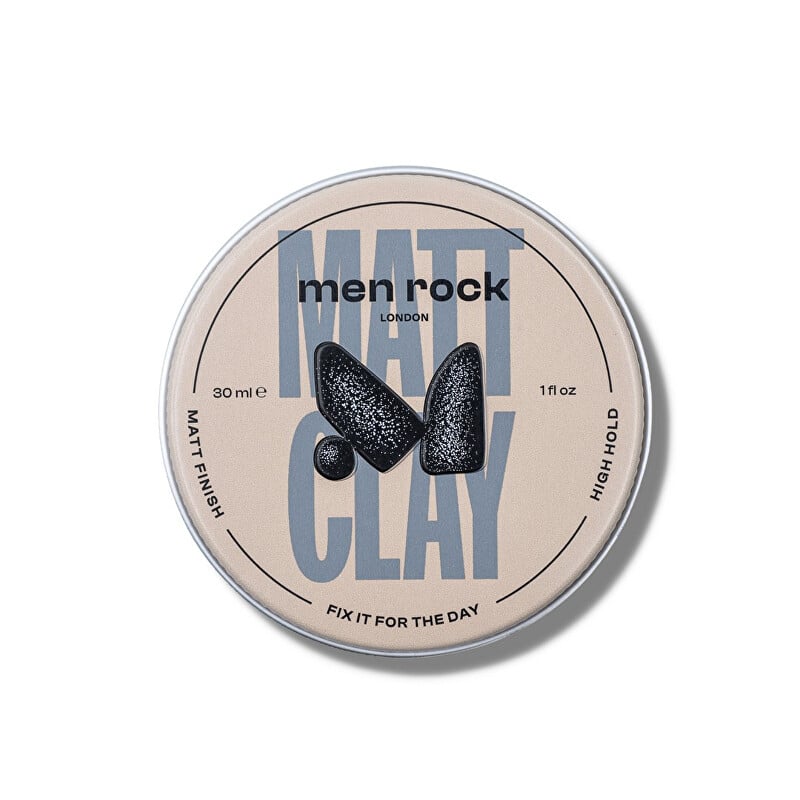 Stylingová matující hlína High Hold (Matt Clay) Men Rock London - 90 ml Stylingová matující hlína High Hold (Matt Clay) Men Rock London - 90 ml
