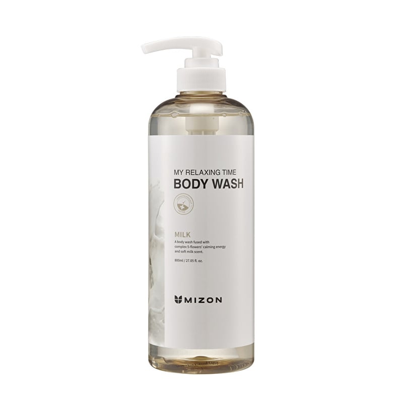 Sprchový gel s mléčným proteinem Milk My Relaxing Time (Body Wash) Mizon - 800 ml