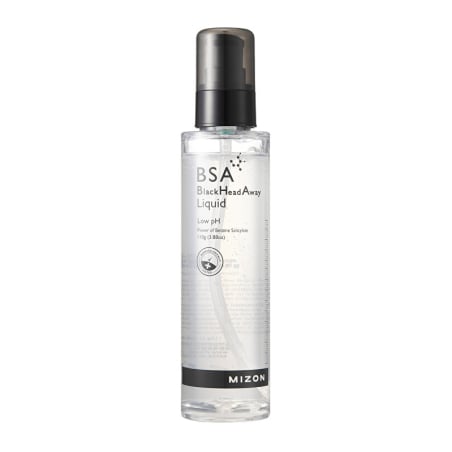 Pleťový peeling na černé tečky BSA BlackHead Away (Liquid) Mizon - 110 g