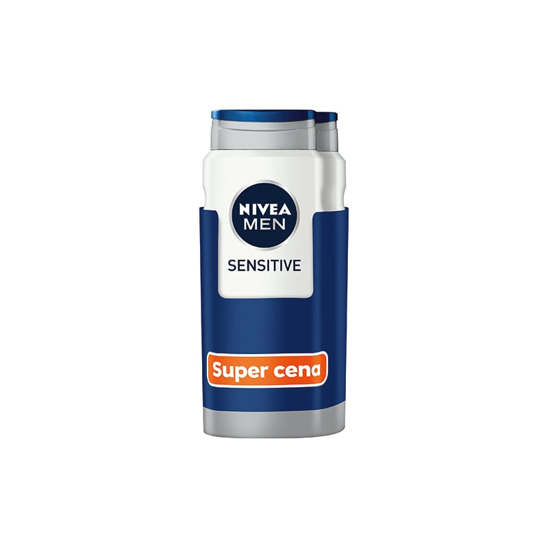 Sprchový gel pro muže Men Sensitive Nivea - 2 x 500 ml
