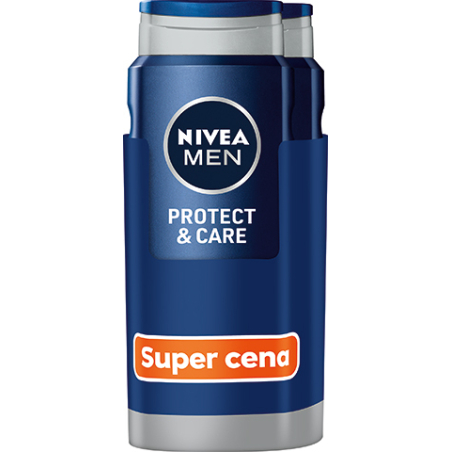 Sprchový gel pro muže Men Protect & Care Nivea - 2 x 500 ml