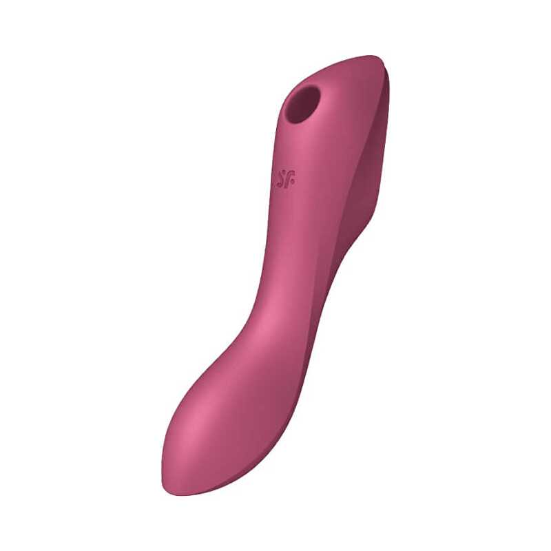 Vibrátor na stimulaci klitorisu Curvy Trinity 3 Red Satisfyer Vibrátor na stimulaci klitorisu Curvy Trinity 3 Red Satisfyer