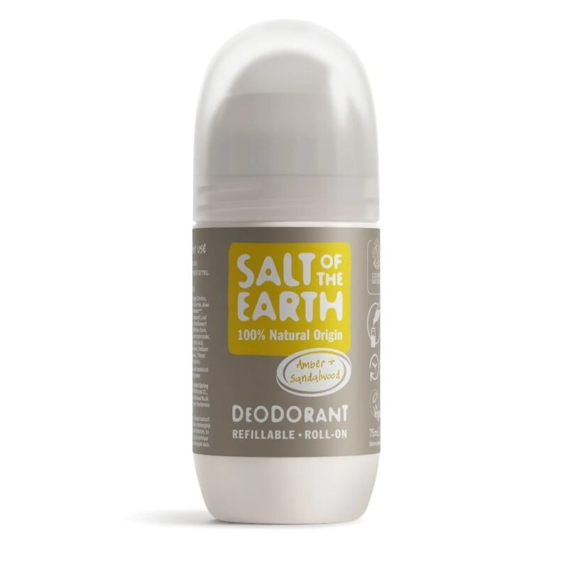 Přírodní kuličkový deodorant Amber & Santalwood (Deo Roll-on) Salt Of The Earth - 75 ml Přírodní kuličkový deodorant Amber & Santalwood (Deo Roll-on) Salt Of The Earth - 75 ml