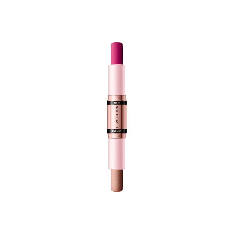 Tvářenka a rozjasňovač 2v1 (Blush & Highlight Stick) Revolution / Odstín: Mauve Glow - 8,6 g Tvářenka a rozjasňovač 2v1 (Blush & Highlight Stick) Revolution / Odstín: Mauve Glow - 8,6 g