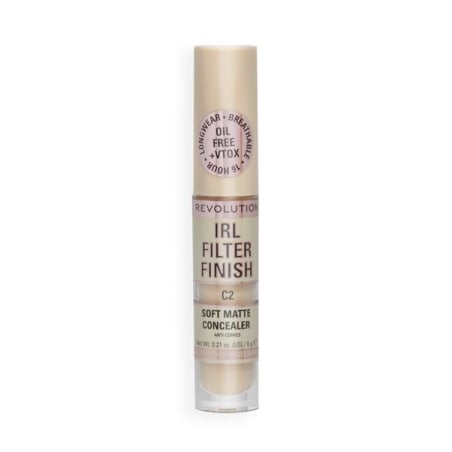 Tekutý korektor IRL Filter Finish (Concealer) Revolution / Odstín: C2 - 6 g