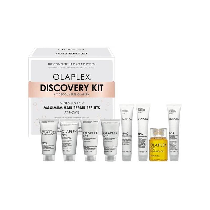 Sada pro barvené nebo chemicky ošetřené vlasy Discovery Kit Olaplex Sada pro barvené nebo chemicky ošetřené vlasy Discovery Kit Olaplex