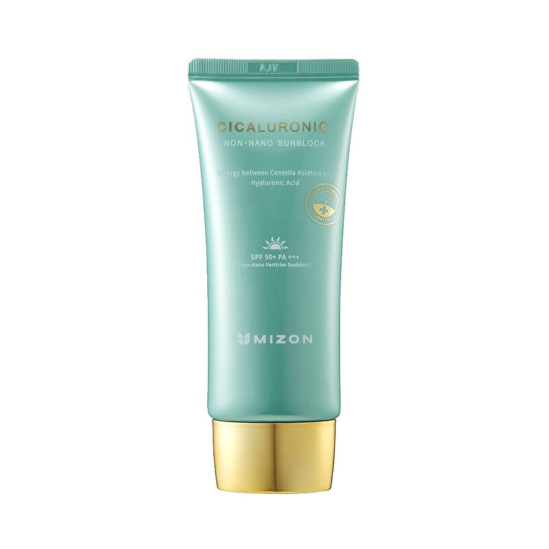 Hydratační krém na opalování SPF 50+ Cicaluronic (Non-Nano Sunblock) Mizon - 50 ml Hydratační krém na opalování SPF 50+ Cicaluronic (Non-Nano Sunblock) Mizon - 50 ml
