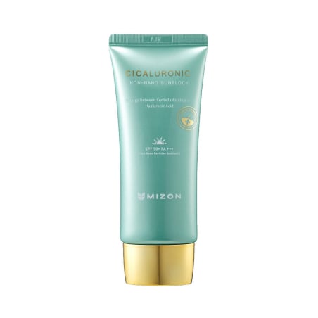 Hydratační krém na opalování SPF 50+ Cicaluronic (Non-Nano Sunblock) Mizon - 50 ml