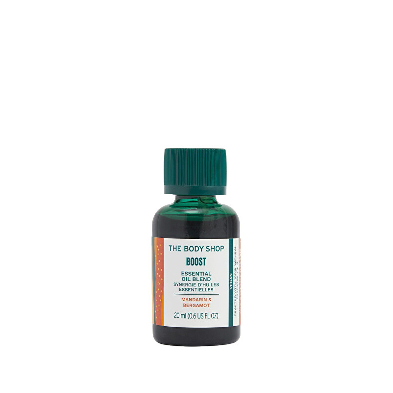 Povzbuzující esenciální olej Boost Mandarin & Bergamot (Essential Oil Blend) The Body Shop - 20 ml Povzbuzující esenciální olej Boost Mandarin & Bergamot (Essential Oil Blend) The Body Shop - 20 ml