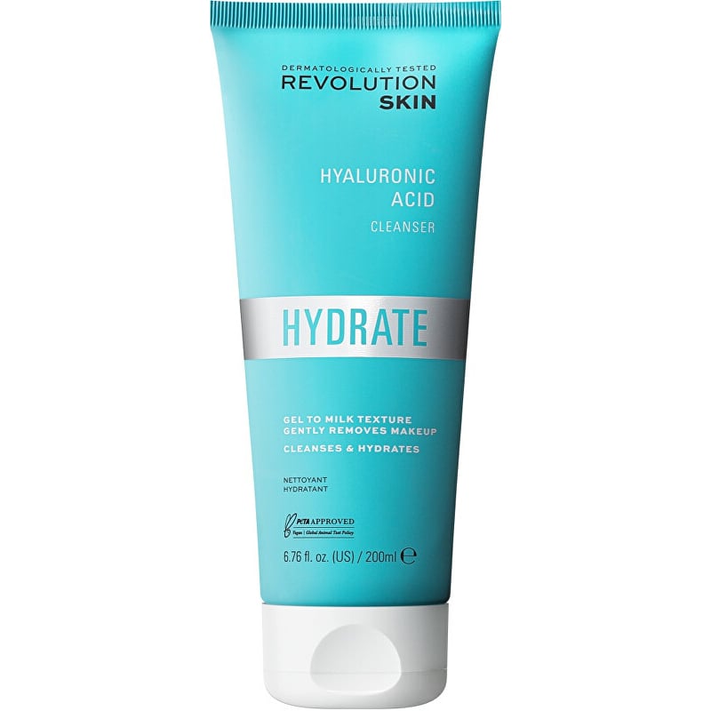 Hydratační čisticí krém Hydrate (Hyaluronic Acid Cleanser) Revolution Skincare - 200 ml Hydratační čisticí krém Hydrate (Hyaluronic Acid Cleanser) Revolution Skincare - 200 ml