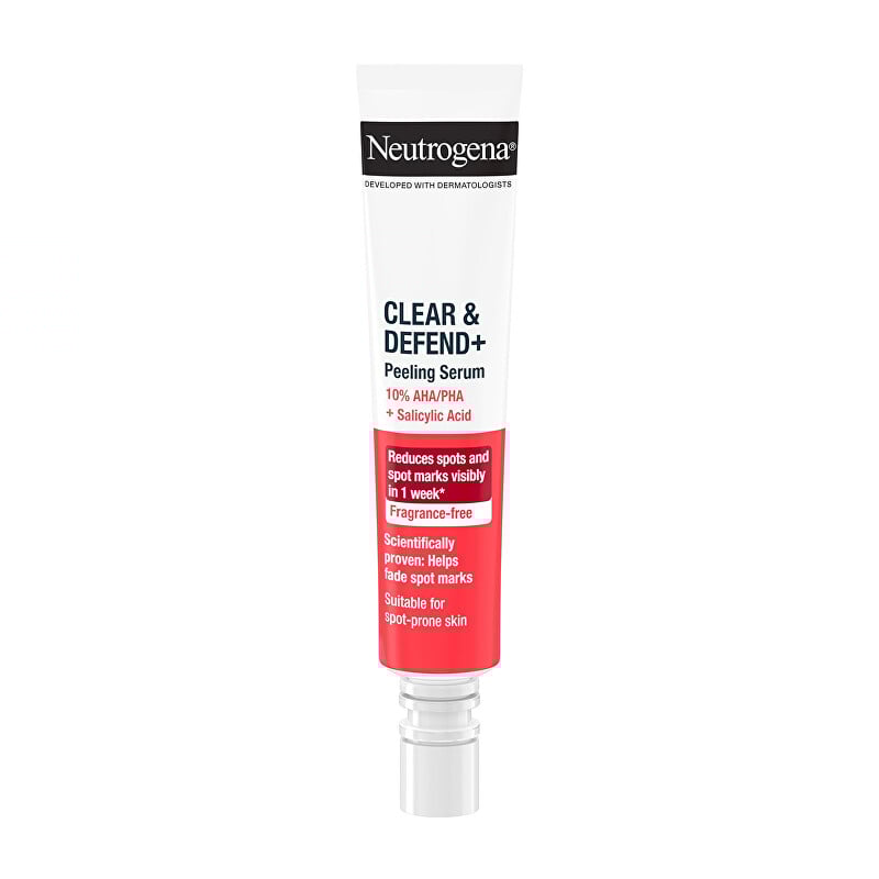 Sérum proti pupínkům Clear & Defend+ (Peeling Serum) Neutrogena - 30 ml Sérum proti pupínkům Clear & Defend+ (Peeling Serum) Neutrogena - 30 ml