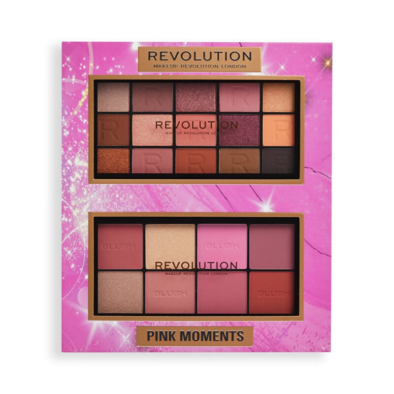Dárková sada Pink Moments Face & Eye Gift Set Revolution Dárková sada Pink Moments Face & Eye Gift Set Revolution
