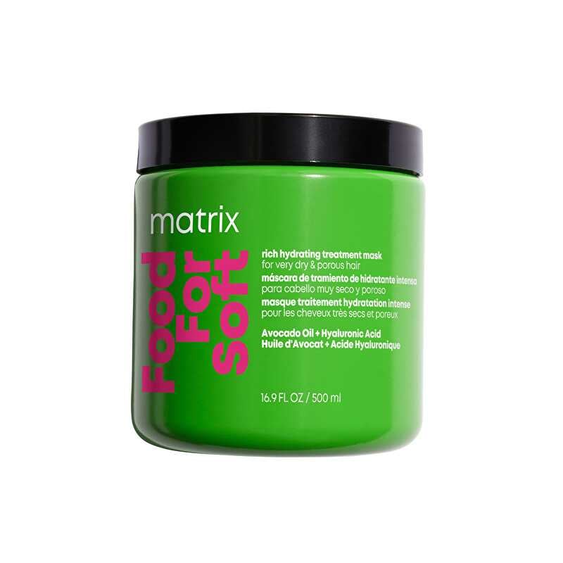 Hydratační maska na vlasy Food For Soft (Rich Hydrating Treatment Mask) Matrix - 500 ml Hydratační maska na vlasy Food For Soft (Rich Hydrating Treatment Mask) Matrix - 500 ml