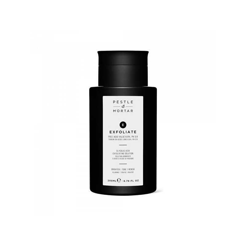 Pleťové tonikum s kyselinou glykolovou Exfoliate (Toner) Pestle & Mortar - 200 ml
