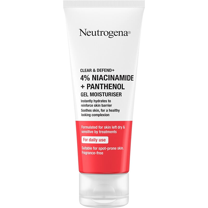 Hydratační pleťový gel Clear & Defend+ (Gel Moisturiser) Neutrogena - 50 ml Hydratační pleťový gel Clear & Defend+ (Gel Moisturiser) Neutrogena - 50 ml